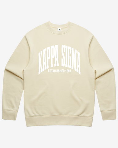 Kappa Sigma Arch Style Crewneck - Greek Fashionwear