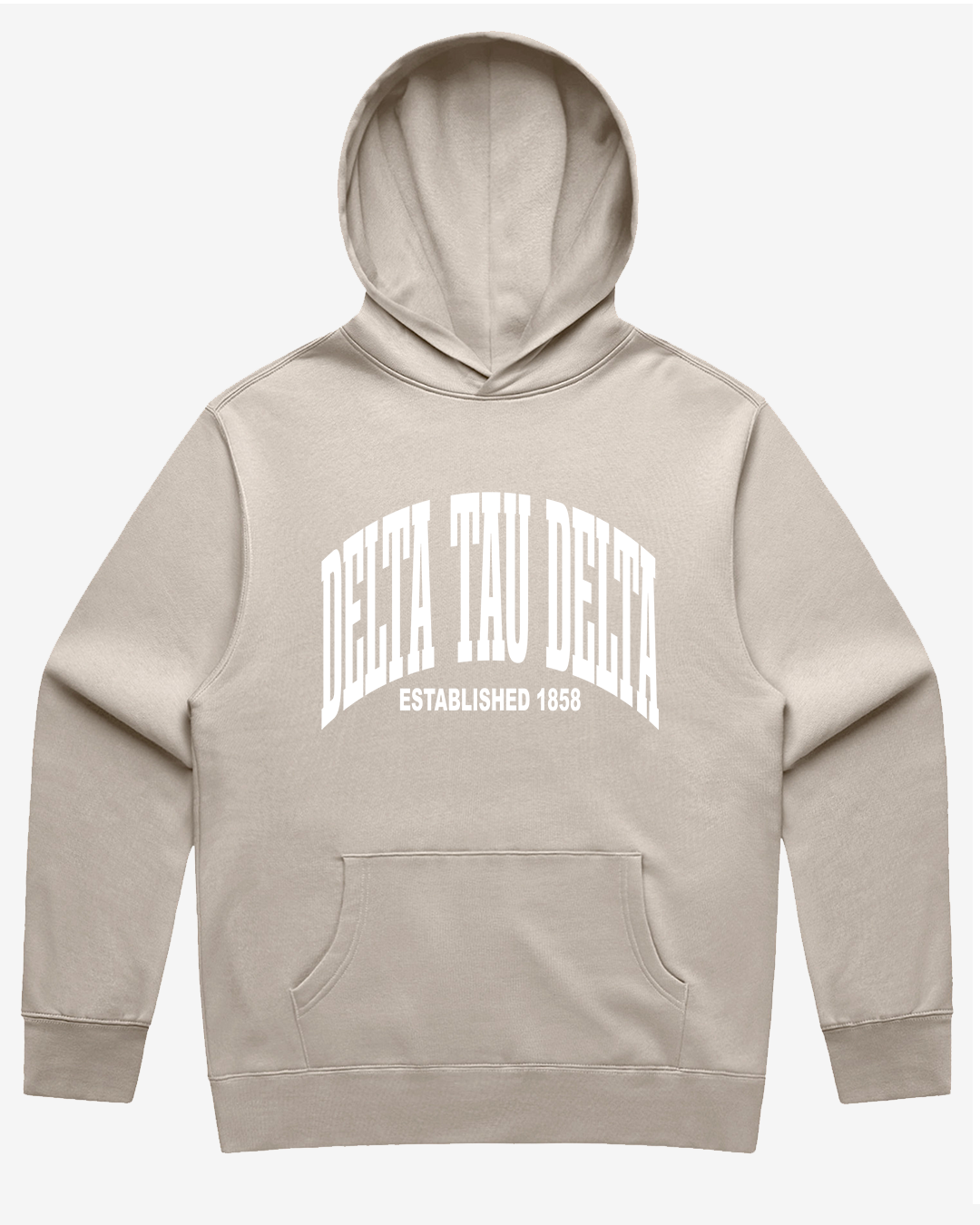 Delts Arch Style Hoodie - Greek Fashionwear