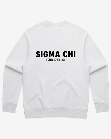 Sigma Chi Essentials Style Crewneck - Greek Fashionwear