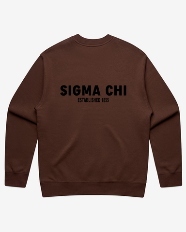 Sigma Chi Essentials Style Crewneck - Greek Fashionwear